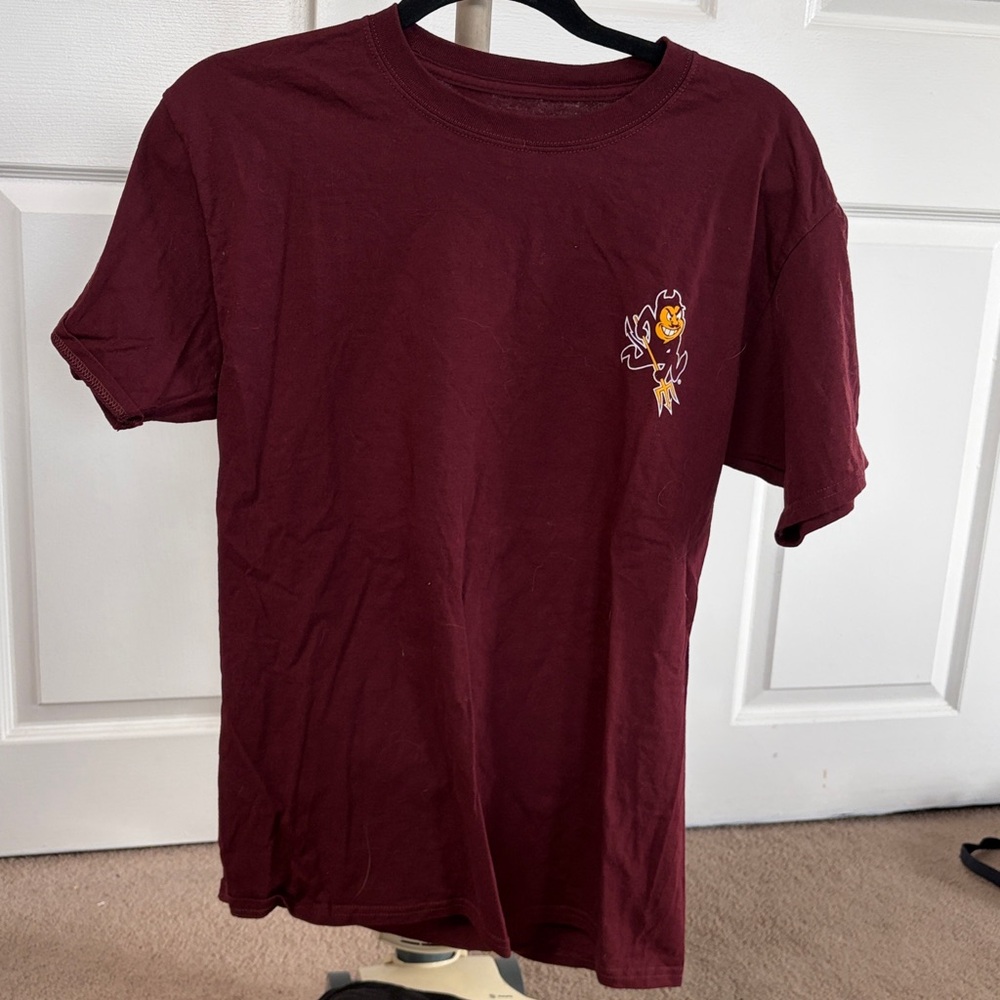 Arizona Jean Company Men’s Maroon T-Shirt with Logo